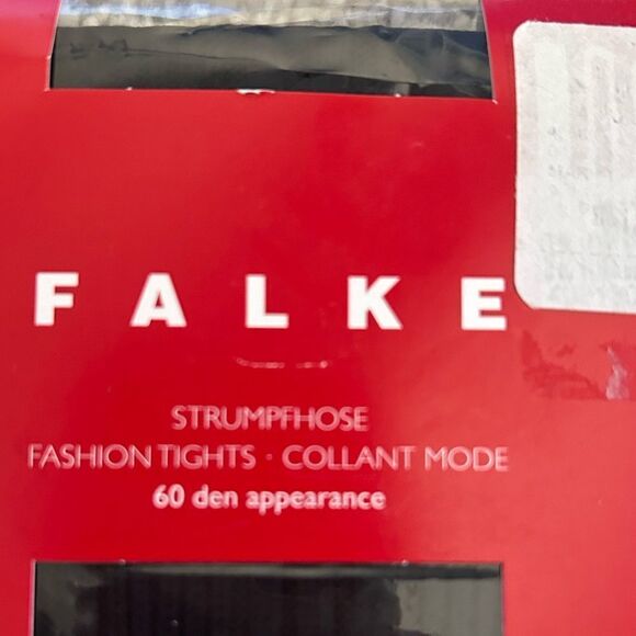 FALKE Strumpfhose 60 DEN appearance Tights with delicate rib structure, O/S, NWT - Picture 5 of 5